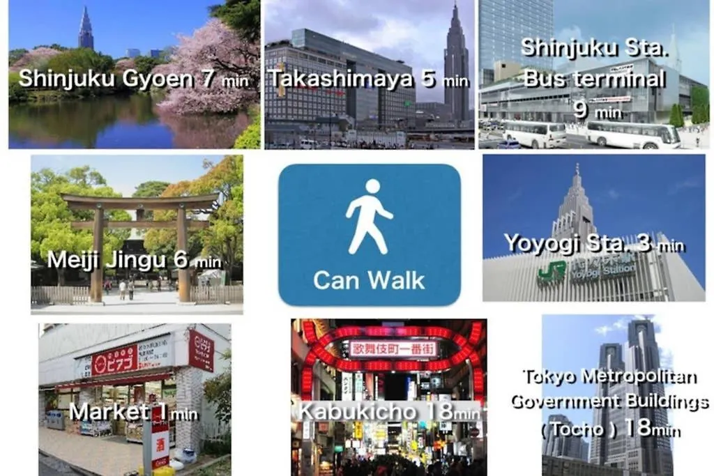 【Great Location!】Near Shinjuku Sta./Japanese#301 Apartment Tokyo